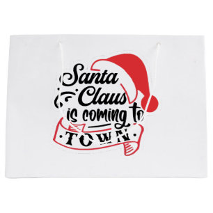 Grand Sac Cadeau Noël approche 