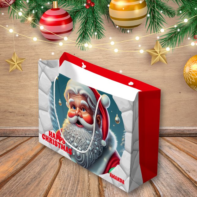 Grand Sac Cadeau Noël du Père Noël en 3D (Créateur téléchargé)
