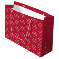 Nom personnalisé Amour de Père Noël Red Christmas