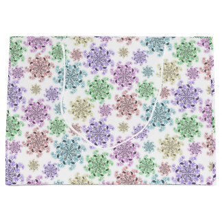 Grand Sac Cadeau Nordic Snow Garden