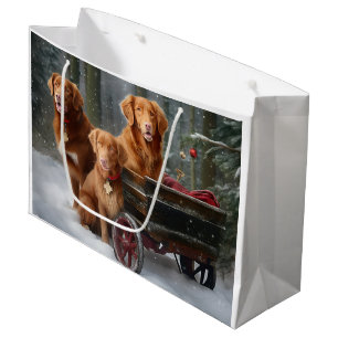 Grand Sac Cadeau Nouvelle-Écosse Duck Toller Retriever Snowden