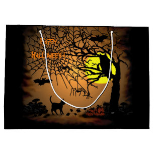 Grand Sac Cadeau Nuit d'Halloween, Joyeux Halloween !