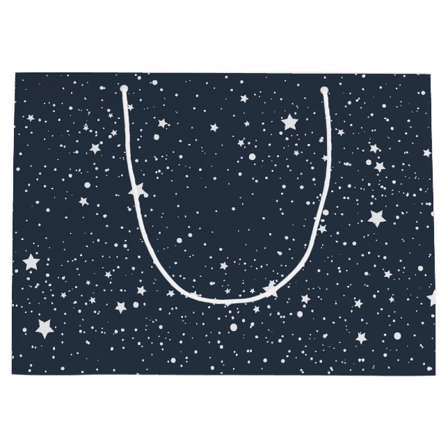 Grand Sac Cadeau Nuit sous les étoiles (Devant)