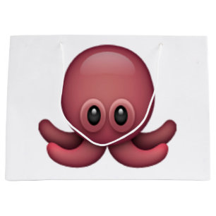 Grand Sac Cadeau Octopus - Emoji