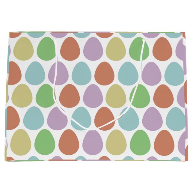 Grand Sac Cadeau Oeuf de Pâques (Devant)