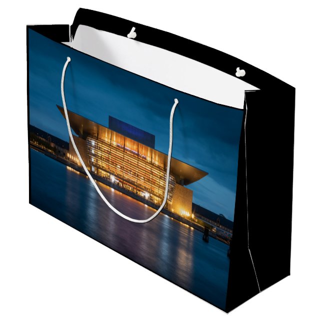 Grand Sac Cadeau Opéra de Copenhague (Dos Angle)