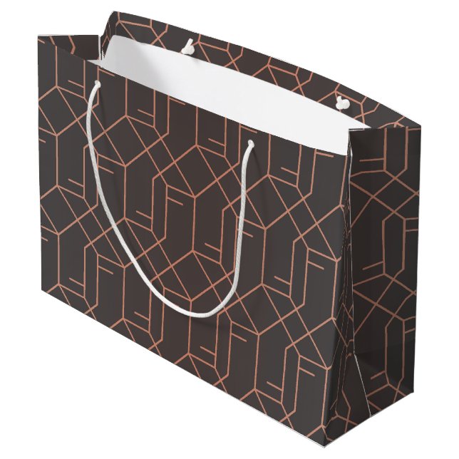Grand Sac Cadeau Ornements de luxe 21 (Dos Angle)