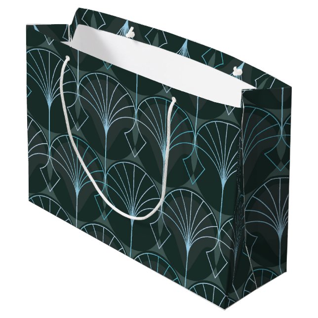 Grand Sac Cadeau Ornements de luxe 34 (Dos Angle)