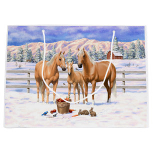 Grand Sac Cadeau Palomino Quarter Horses
