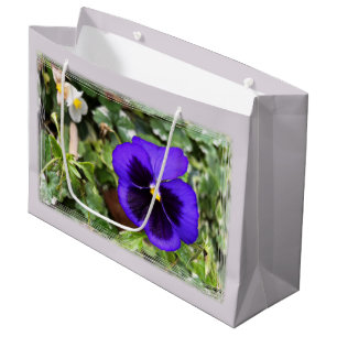 Grand Sac Cadeau Pansement pourpre