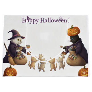 Grand Sac Cadeau Paper&pukku joyeux halloween !