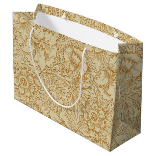 Grand Sac Cadeau Papier peint floral Poppy de William Morris
