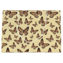 Papillons Monarque sur Jaune