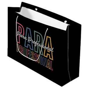 Grand Sac Cadeau Para Paraprofessionnel Paraéducateur Premier Jour