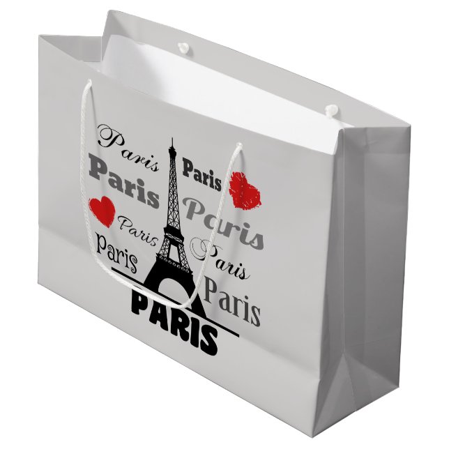 Grand Sac Cadeau Paris (Devant Angle)