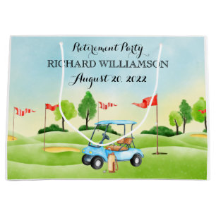 Grand Sac Cadeau Partie de retraite