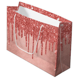 Grand Sac Cadeau Parties scintillant de la broche à goutte   Terra 