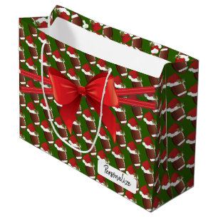 Grand Sac Cadeau Patters de football