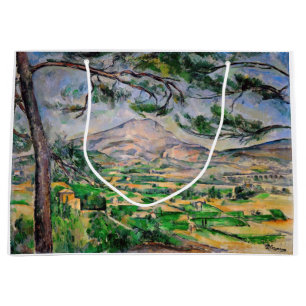Grand Sac Cadeau Paul Cezanne - Mont Sainte-Victoire et Grand Pin