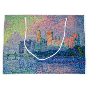 Grand Sac Cadeau Paul Signac - Le Palais Pape, Avignon