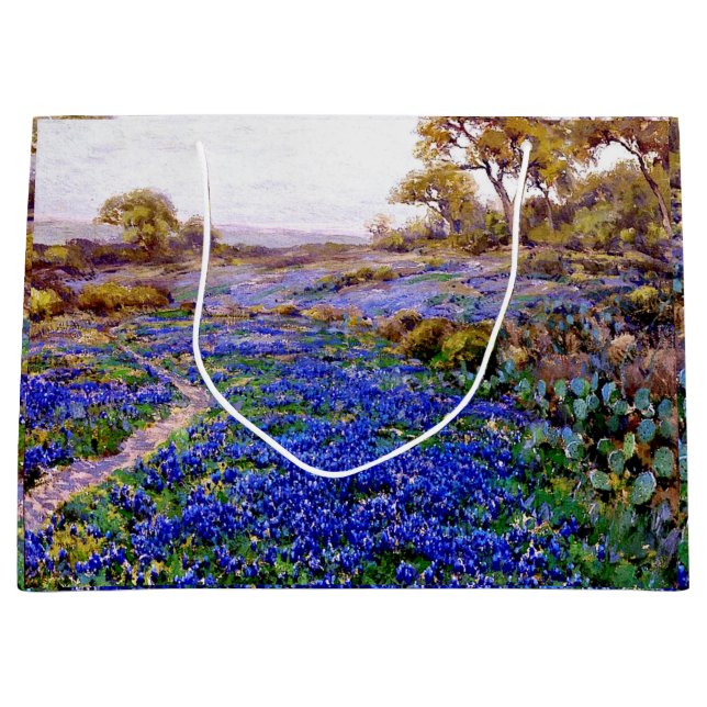 Grand Sac Cadeau Paysages bleus par Julian Onderdonk, (Devant)