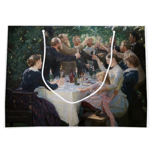 Grand Sac Cadeau Peder Severin Kroyer - Hip, Hip, Hurrah ! (Devant)