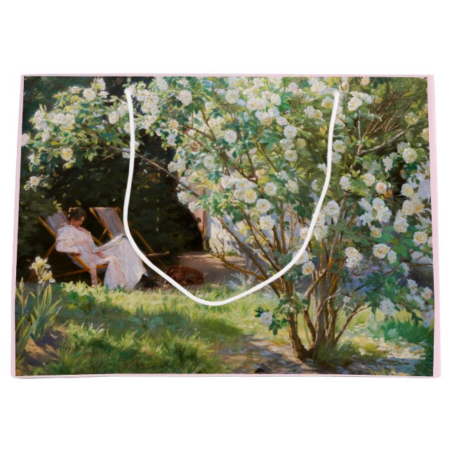 Grand Sac Cadeau Peder Severin Kroyer - Roses (Devant)