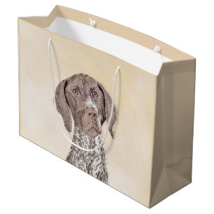 Grand Sac Cadeau Peinture allemande d'indicateur aux cheveux courts