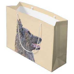 Grand Sac Cadeau Peinture belge Tervuren - Cute Original Chien Art