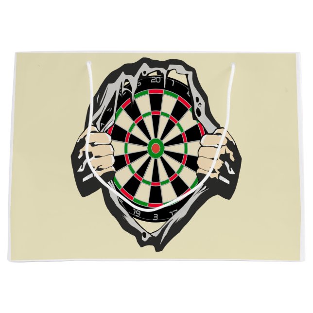 Grand Sac Cadeau Percée vers le Bullseye - Ultimate Dartboard (Devant)