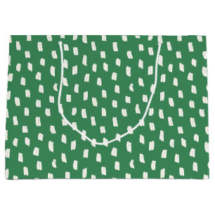 Grand Sac Cadeau Perdre Mark Leaf Green
