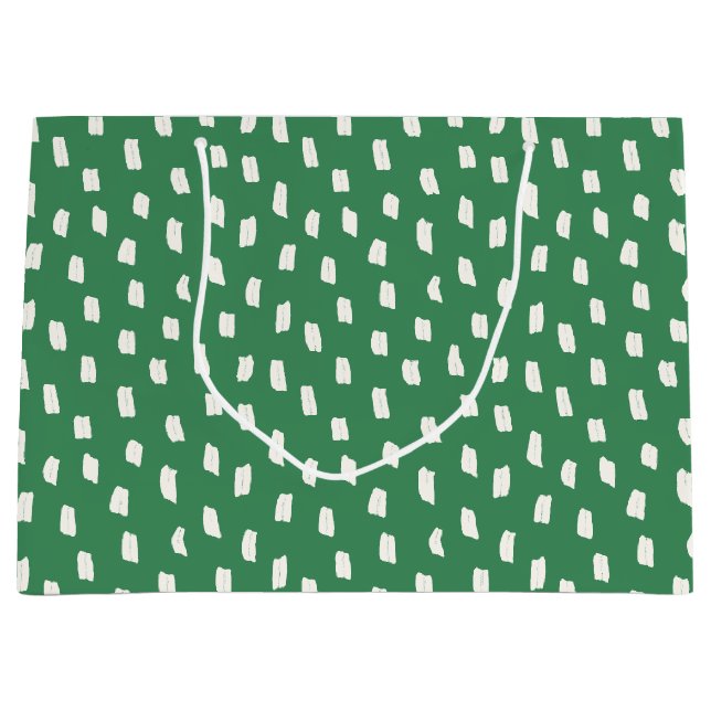 Grand Sac Cadeau Perdre Mark Leaf Green (Devant)