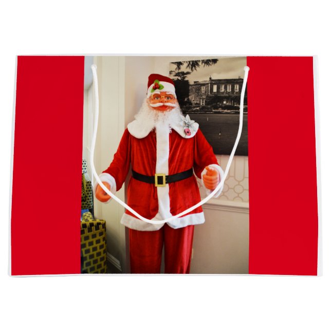 Grand Sac Cadeau Père Noël (Devant)