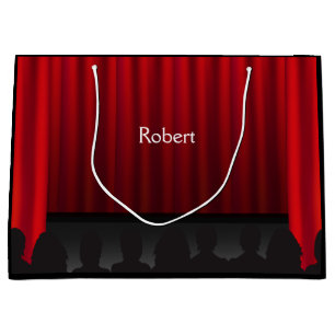 Grand Sac Cadeau Performances du rideau de scène de théâtre Pers