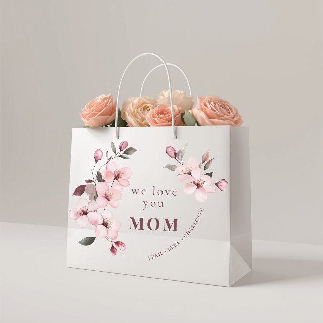 Grand Sac Cadeau Personalized Mothers Day Gift Bag for Mom (Créateur téléchargé)