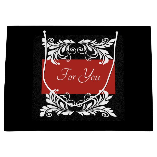 Grand Sac Cadeau Personnalisé (Devant)