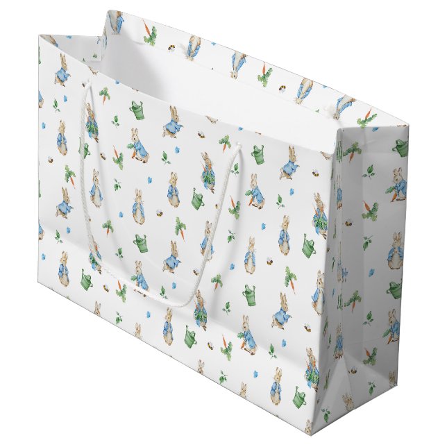Grand Sac Cadeau Peter Rabbit Baby (Devant Angle)