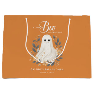 Grand Sac Cadeau Petit Boho Ghost Baby shower d'Halloween