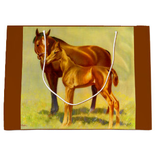 Grand Sac Cadeau petit cheval de grande taille