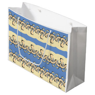 Grand Sac Cadeau Petit Garçon Pacifier Abstrait