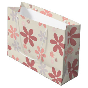 Grand Sac Cadeau petite fille parties scintillant rose