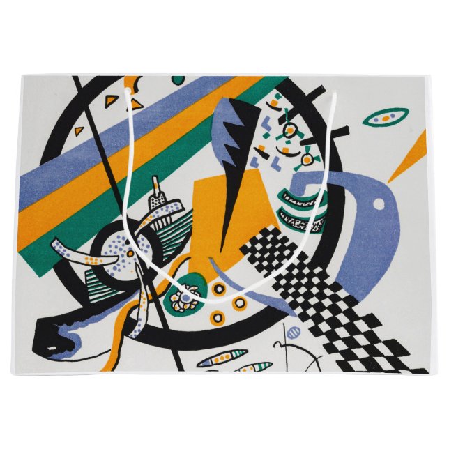 Grand Sac Cadeau Petits Mondes IV, Abstraits, Wassily Kandinsky (Devant)