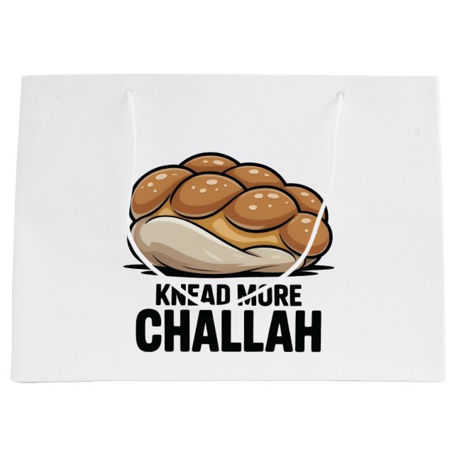 Grand Sac Cadeau Pétrir plus de Challah Juif Juif Boulangerie (Devant)