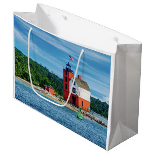 Grand Sac Cadeau Phare de Round Island