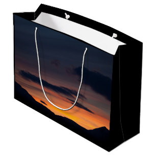 Grand Sac Cadeau Photo du coucher du soleil