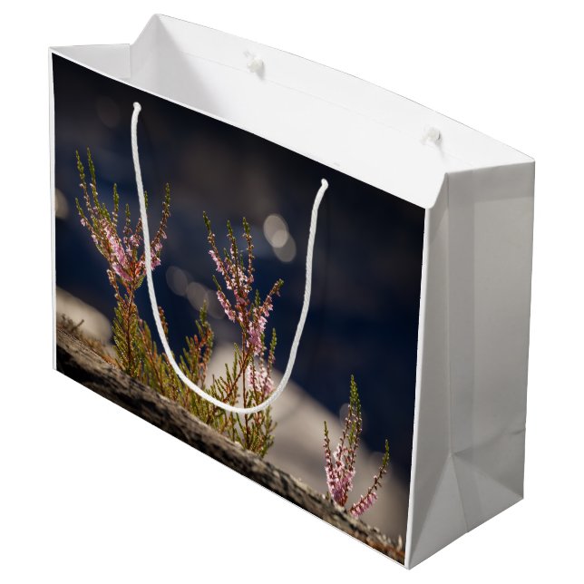 Grand Sac Cadeau Photo Heather Nature (Dos Angle)