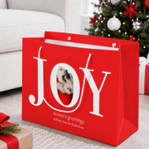 Photo personnalisé Joie Rouge Noël
