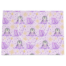 Pingouin de Noël rose mignon