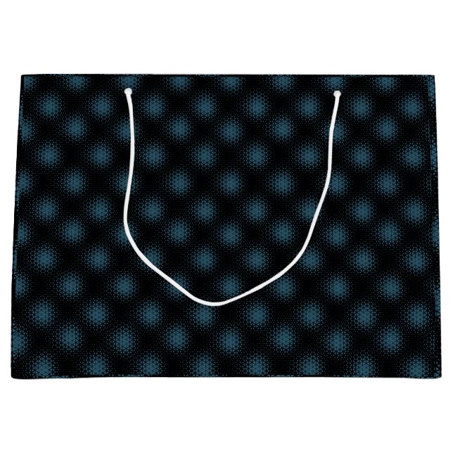 Grand Sac Cadeau Pixel Motif 10.B.bw Black BG (Devant)
