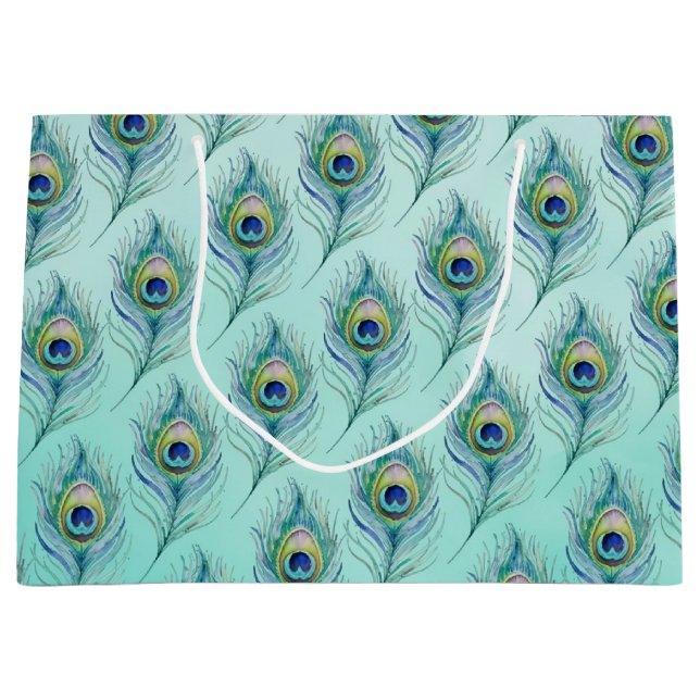 Grand Sac Cadeau Plume (Devant)